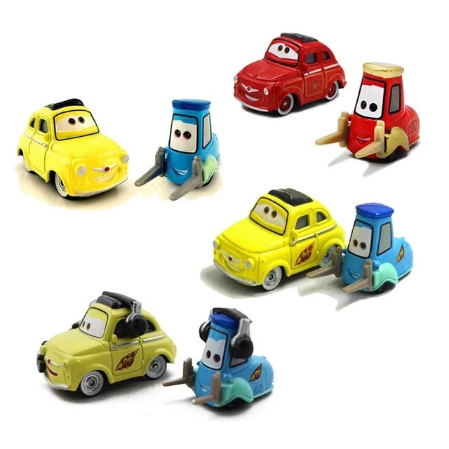 Disney Pixar Cars Guido & Luigi Diecast Model Toy Car Collect 1:55