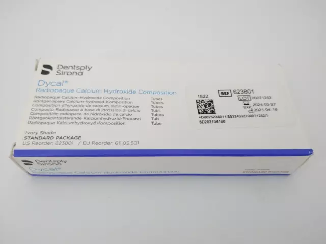 Dentsply Sirona Dycal Reorder #611.05.501 Ivory Shade