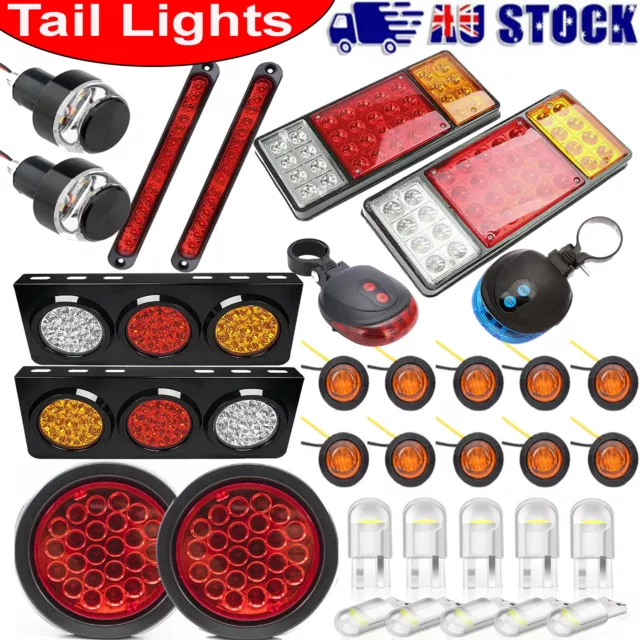 LED Tail Lights Stop Indicator Reverse 12V Ute Trailer Caravan Truck Boat Light