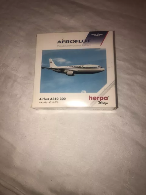 Herpa Wings Aeroflot Russian Airlines Airbus A310-300 1/500 Plane 501057
