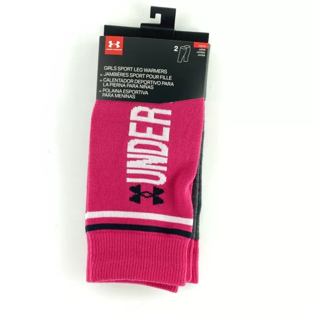 Under Armour Girls Youth Sport Leg Warmers 2-Pair  NWT