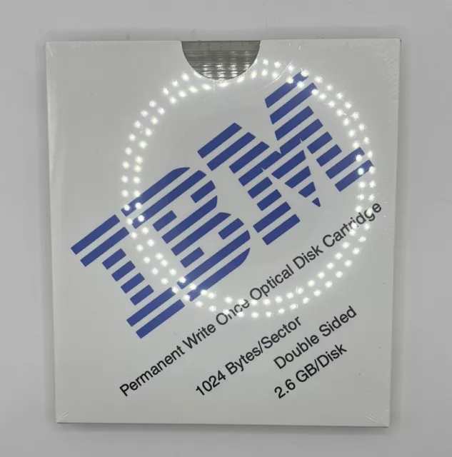 NUEVO IBM 99F8517 Cartucho de Disco Óptico de Escritura Permanente una vez 2,6 GB MO MO Sellado