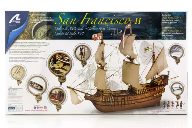 Artesania 22452 1/90 San Francisco II Galleon Wood Model Ship Kit