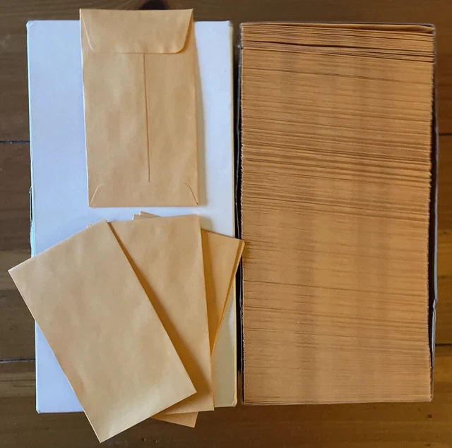 UNIVERSAL Kraft Coin Envelope #5 3 1/8 x 5 1/2 Light Brown 500/Box 35302