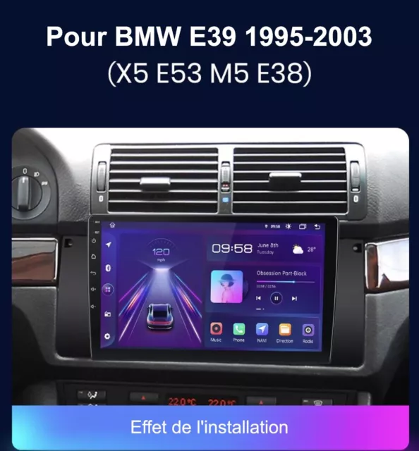 BMW X5 E53 Autoradio Android 12 Carplay GPS WIFI Bluetooth