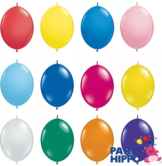 5" Quick Link Balloons Latex Qualatex Air Quality Decorations 30 colours