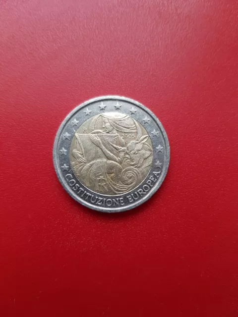 2 Euro Münze Sondermünze Costituzione Europea Italien 2005