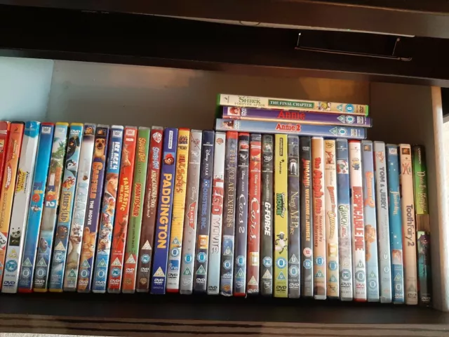 VARIOUS KIDS DVDS - Disney, Universal, DreamWorks, Warner Brothers etc ...
