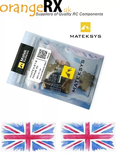 Matek Systems FCHUB A5 PDB Built-in 184A Current Sensor 5V 2A BEC 2-6S Lipo UK