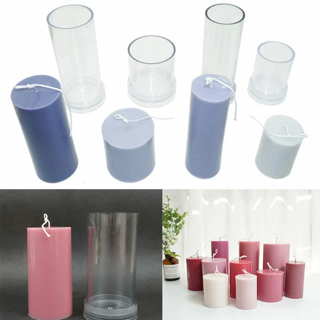 LONG POLE CANDLE Acrylic Mold Plastic Pillar Making DIY Mould Party