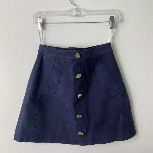 Aje marina hotsell suede mini skirt