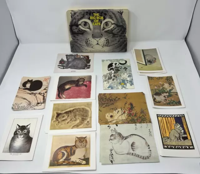Metropolitan Museum of Art Big Box of Cats 40 Note Cards 40 Envelopes 12 Designs