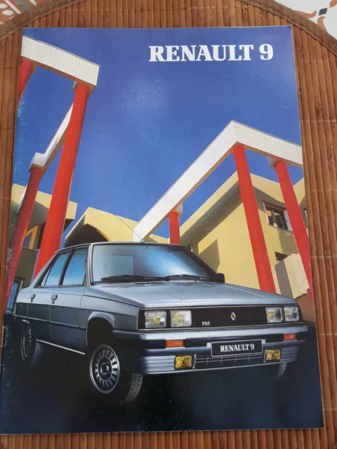 Brochure Automobile Catalogue Publicitaire Renault 9