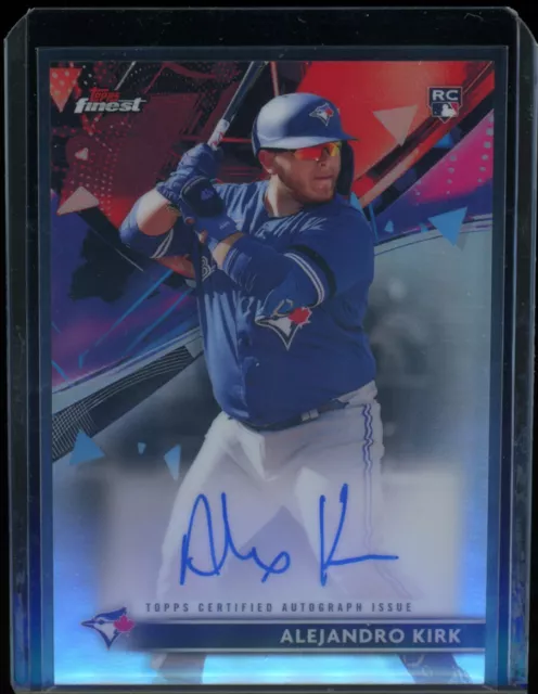 2021 Topps finest ALEJANDRO KIRK rookie RC autograph AUTO