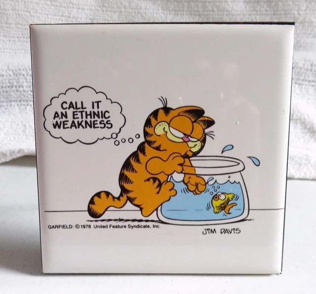 ENESCO」ガーフィールド ヴィンテージ タイル スタンド