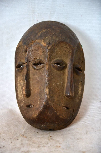 African Tribal Art, Lega Double faced mask fron democratic republic of Congo