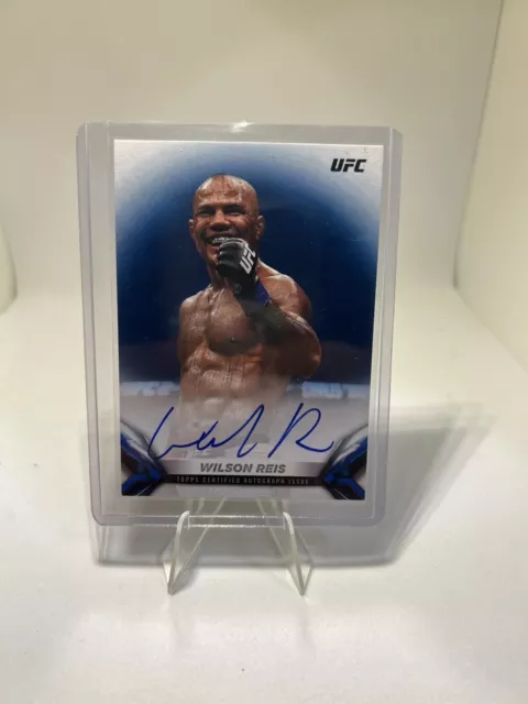 2018 Topps UFC Knockout Knockout Auto Blue /35 Wilson Reis #KA-WR Auto