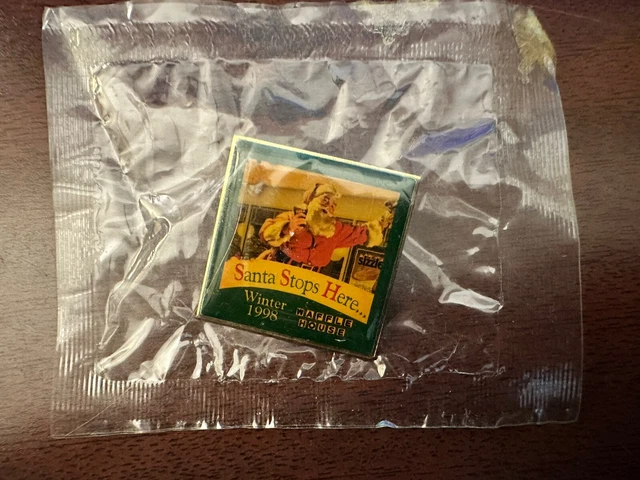 Vintage Happy Holiday 1998 Waffle House Pin