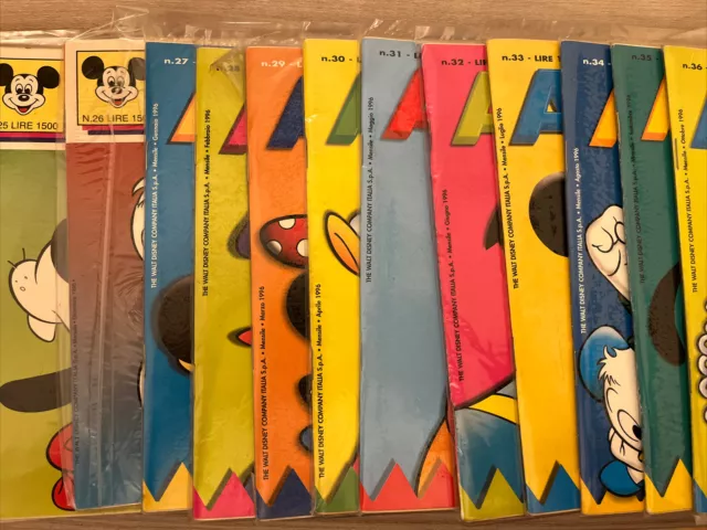 GLI ALBI DI TOPOLINO nuova serie dal 18 al 56 WALT DISNEY 1995/1999 OTT/NUOVI 2