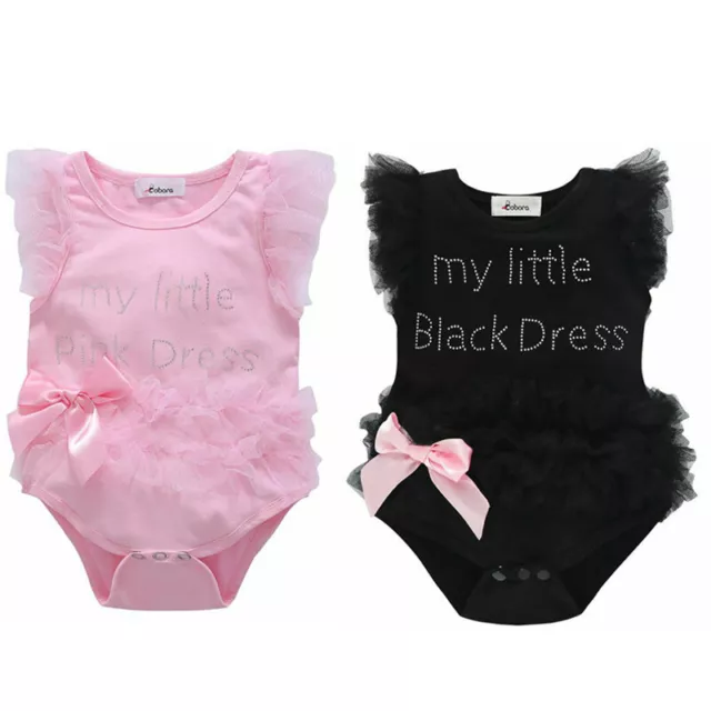 Newborn Toddler Baby Girl Playsuits Sleeveless Romper Jumpsuit Tops Clothes