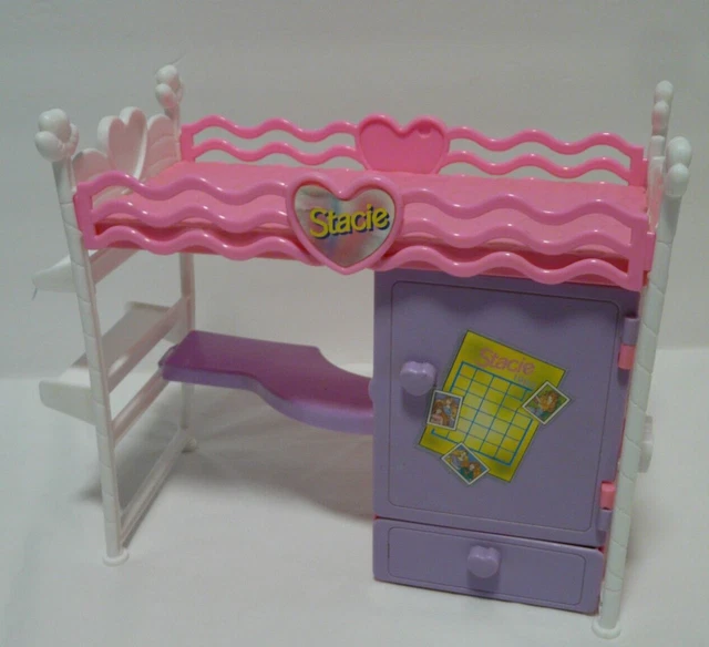 VINTAGE BARBIE STACIE 1993 Mattel 3 In 1 Bunk Bed 8.88 PicClick