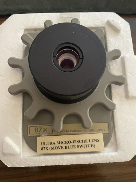 Minolta Microfiche Lens Type 87x