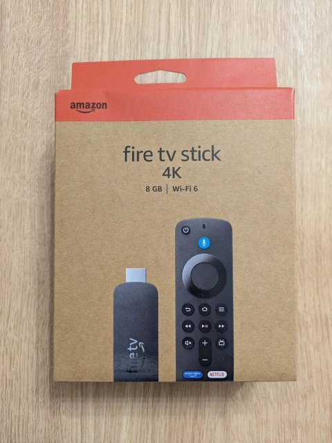 AMAZON FIRE STICK 4K Ultra HD - Alexa Voice Remote - TV Media Player ...