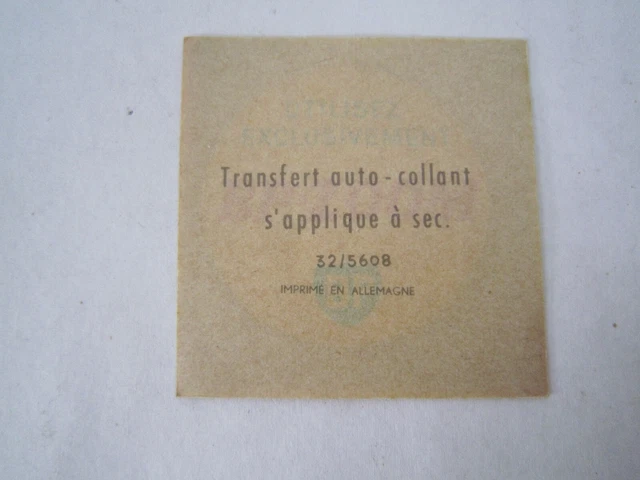 Lot De 2 Autocollants Vintage Transfert Pour Cadre Vélo - Motif Avion - Argenté