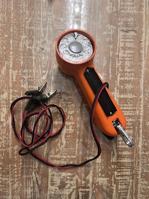AT&T Phone Line Tester Orange Rotary Handset Lineman's Test AT&T