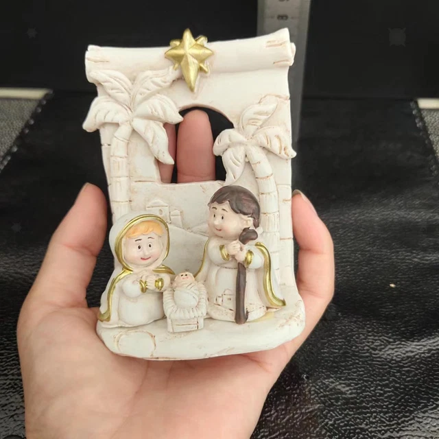 Ensemble de figurines de scène de la Nativité Artisanat pour décoration de