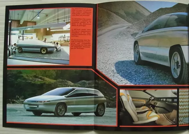 Folleto de ventas Bertone Zabrus 1986 Citroen BX CONCEPT CAR 3