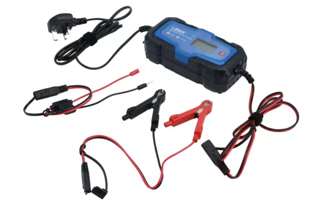 Laser Tools 8699 Intelligent Fully Automatic Battery Charger 4A - 6V & 12V