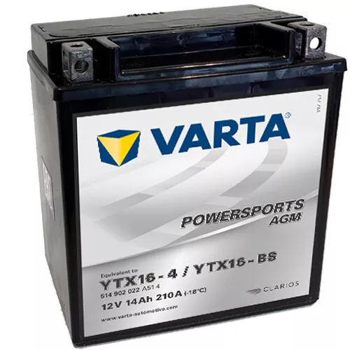 Batterie für Suzuki VZR 1800 M1800 R 07 VARTA TX16-BS / YTX16-BS AGM geschlossen