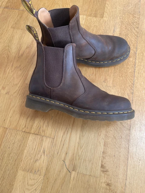 MEN S DR MARTENS Dark Brown Oakford Chelsea Boot Uk12 Eu47 Aw004 Kv04T New 79.99 PicClick UK
