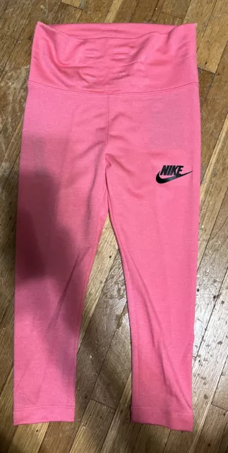 Nike Girls Leggings Pink Size:4 NEW/NWT