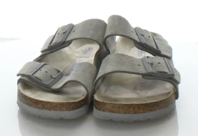 19-29 $140 Women's Sz 37 N Birkenstock Arizona Suede Soft Footbed Sandal