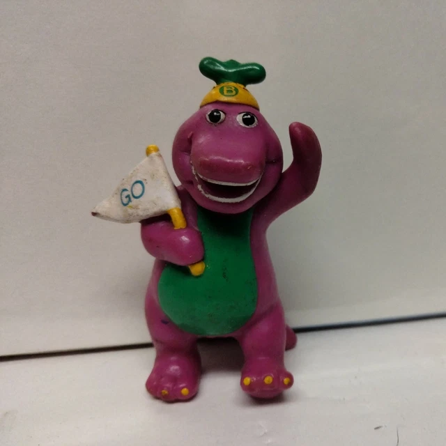 FIGURINE VINTAGE BARNEY le dinosaure 1993 Barney le violet dinosaure