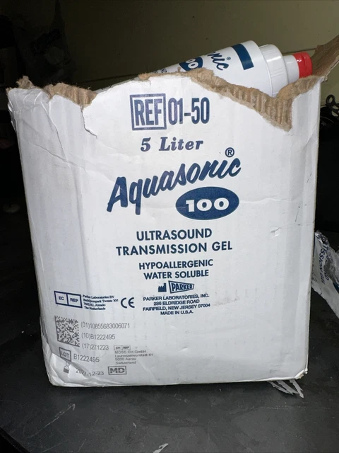 Parker 01-50 Aquasonic 100 Ultrasound Transmission Gel, 5 Liters - 1 each