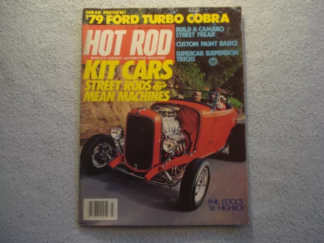 Hot Rod Magazine 1978 July VINTAGE Hot Rods and Custom Cars