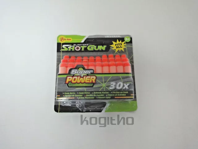 Toi Toys Blasters Shot Gun 30 Schaum Pfeile Darts - Universal für alle Marken