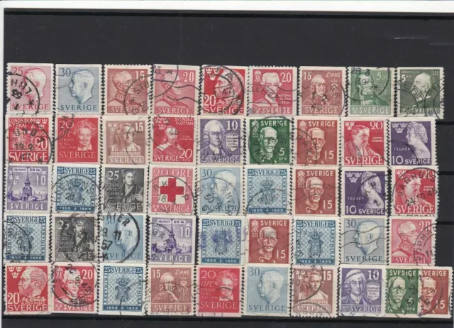 sweden stamps ref 16260