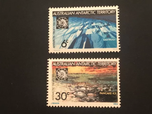 Icollectzone   Australian Antarctic Territory Aat L19-20 Vf Nh