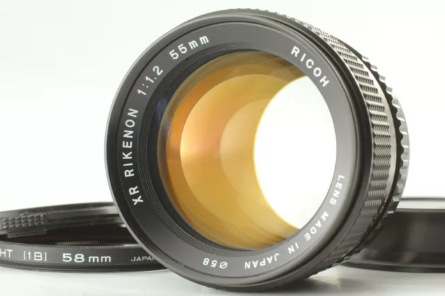*NEAR MINT-* Ricoh XR Rikenon 55mm F1.2 Pentax K PK Mount MF Standard Lens JAPAN