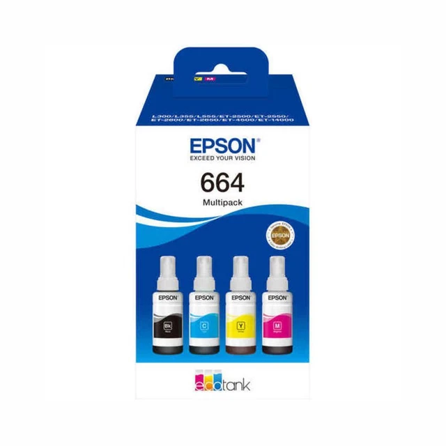 Druckerpatrone Original Tintenpatrone Epson EcoTank 664 Bunt