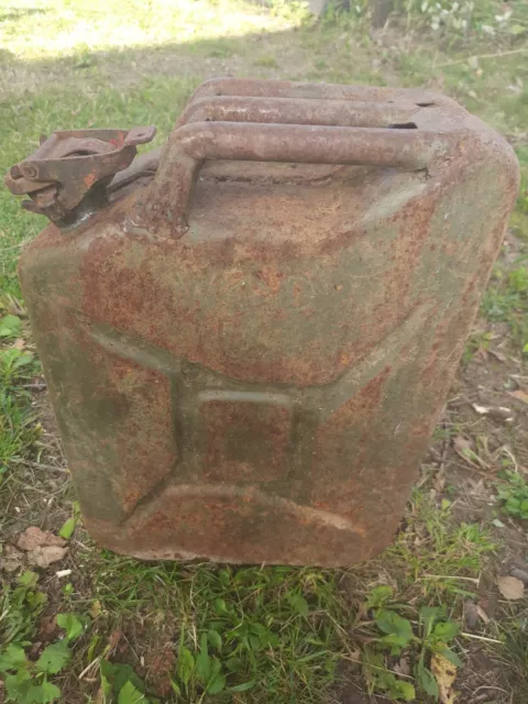 Jerrycan Anglais WW2 Couleur d'origine - ORIGINAL - Wwii Gb