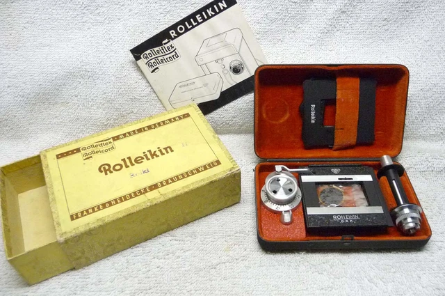 Adaptador vintage Rolleiflex Rolleikin II/2 para convertir Rollei TLR a 35 mm. Rolki