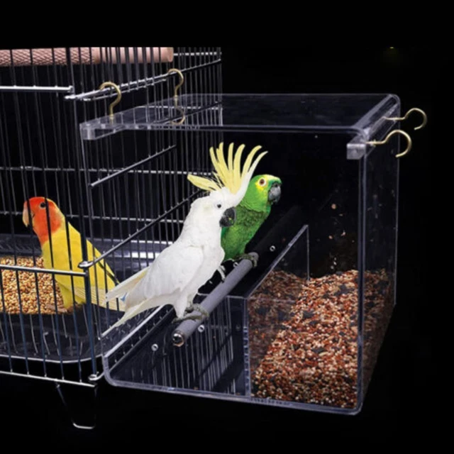 de conteneur d'alimentation Mangeoire perroquet automatique Cage à oiseaux
