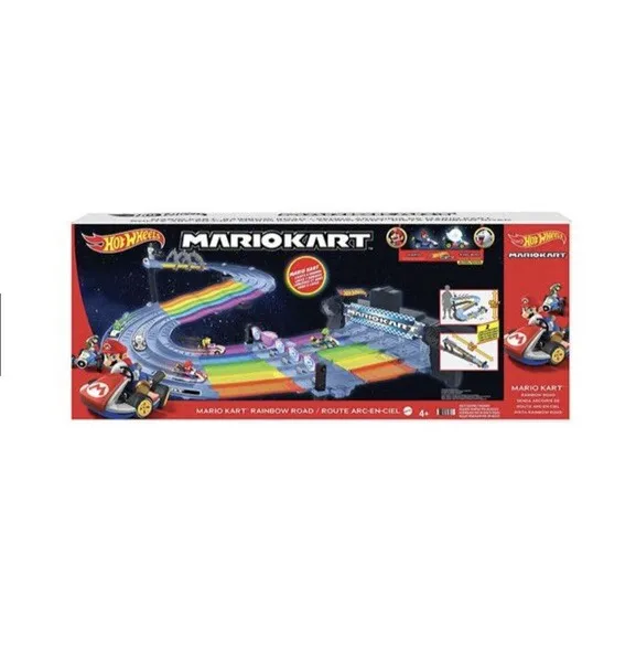 Hot Wheels Mario Kart Race Track Ages 5+ Toy Donkey Kong Yoshi Luigi Sprint  Play