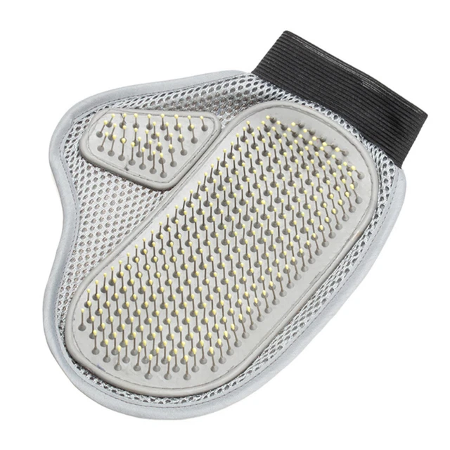 Grooming Glove Dual Sided Mitt Brush Dogs Rabbits Horses Cats