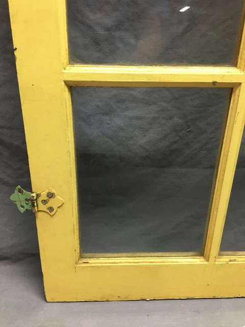 Single VTG 8 Lite Casement Cabinet Cupboard Window Door Yellow 20x50 1029-21B 5